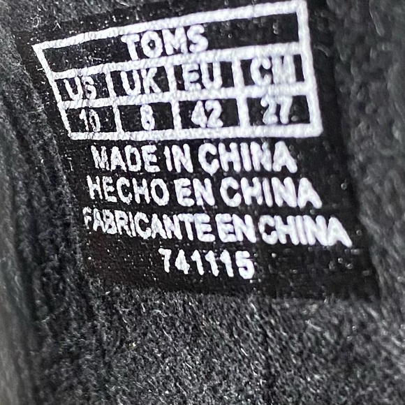 Toms Clog Wood Heel Black Leather Women size 10 - Picture 9 of 11